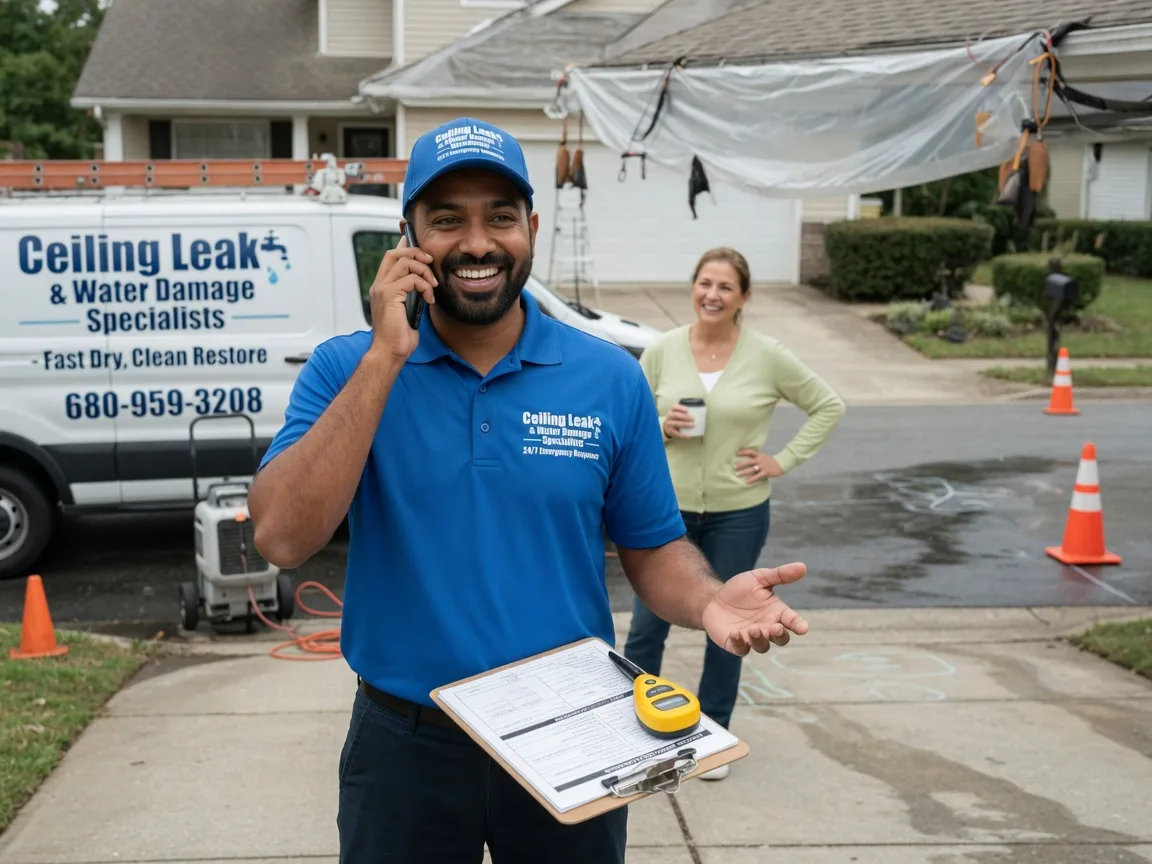 Ceiling Leak Cleanup Laneville, TX FAQs